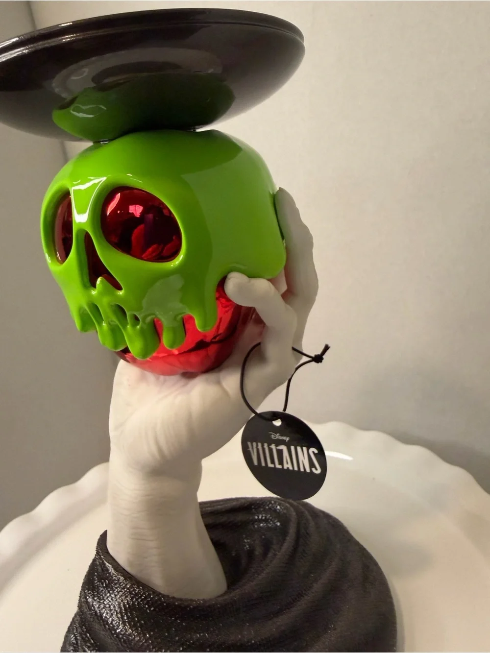 Bath & Body Works Green and Red Villains Skull Lantern Holder
